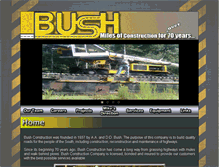 Tablet Screenshot of bushconstructionco.com